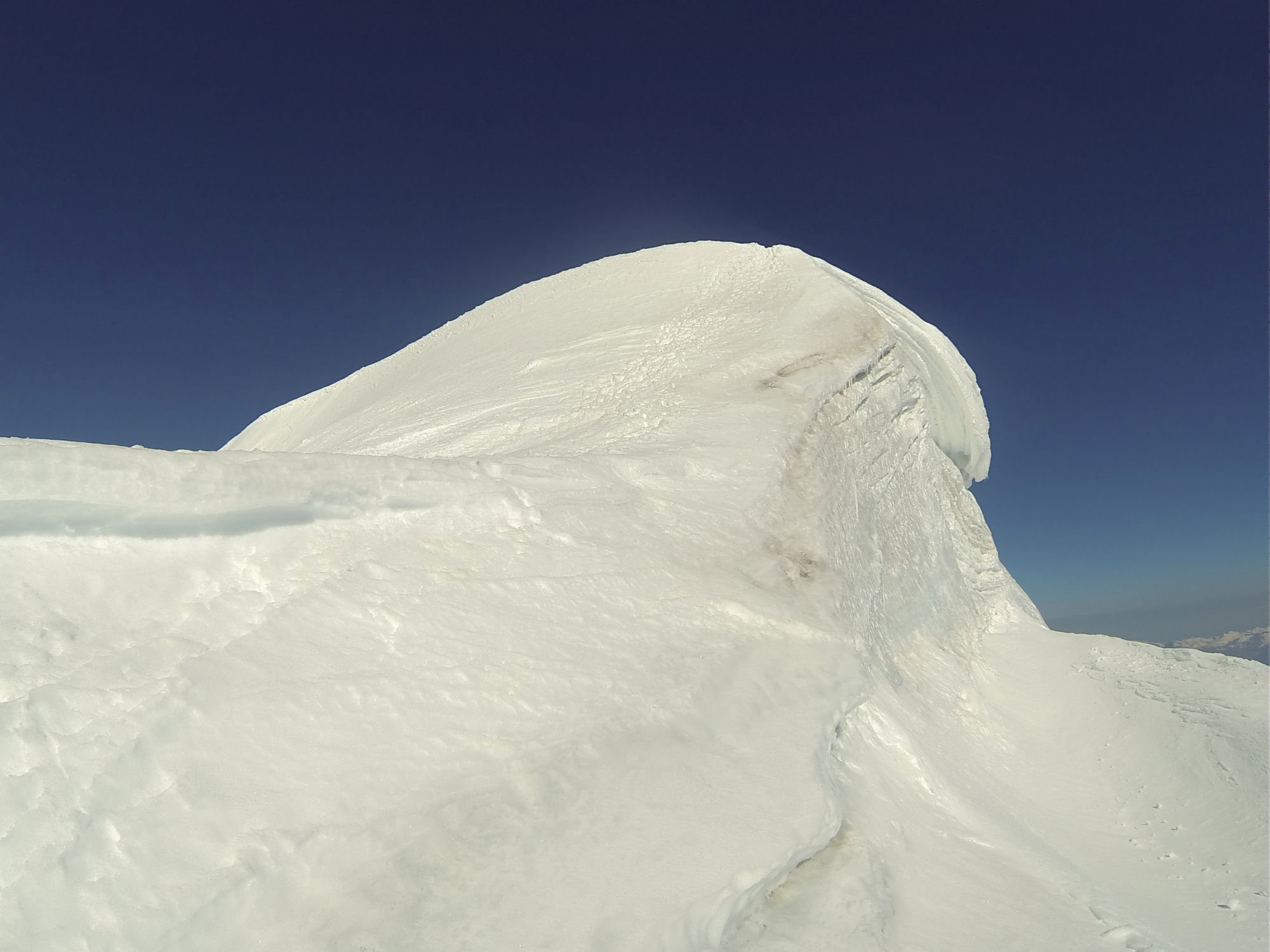 Bishorn Gipfel Peak 4153 m wechte 4000er